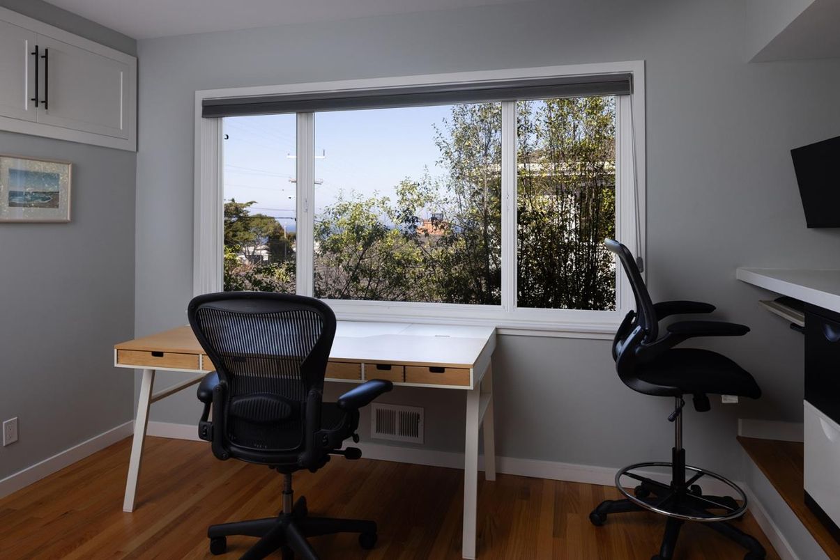 Home Office, Interior, Wood Texture Flooring