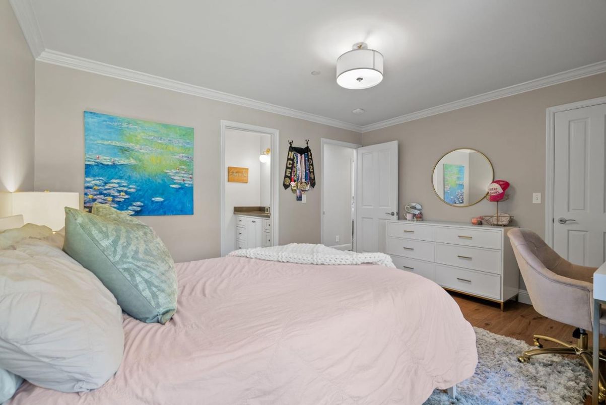 Bedroom, Interior, Wood Texture Flooring