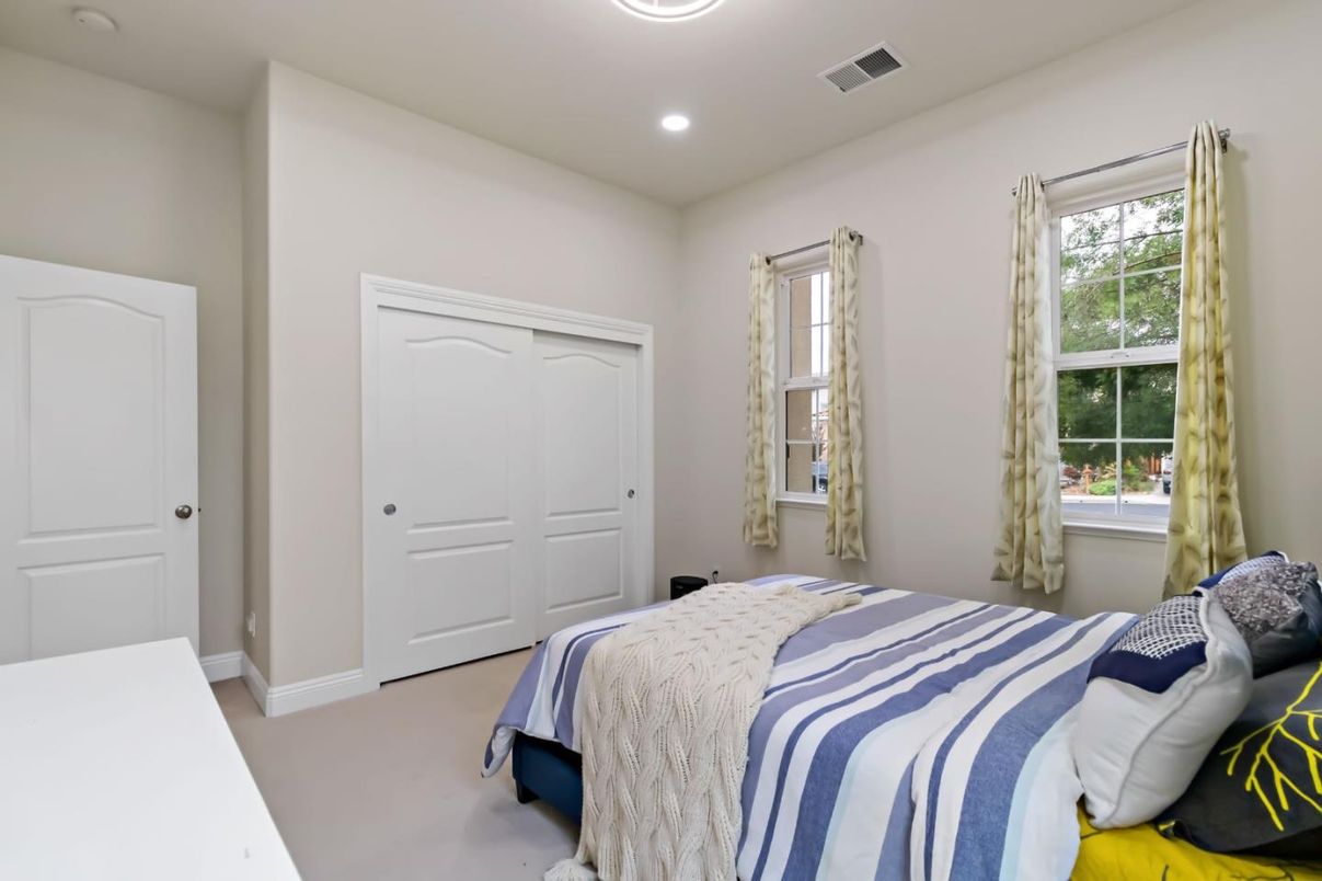 Bedroom, Interior, Recessed Lighting
