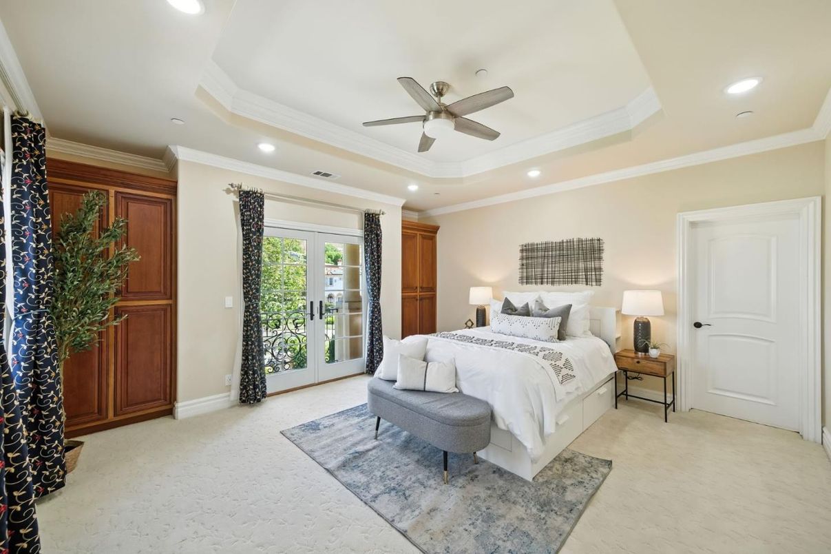 Bedroom, Interior, Recessed Lighting