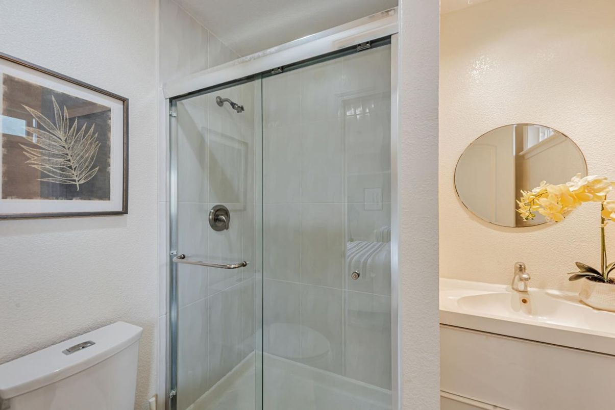 Bathroom, Glass Shower, Interior