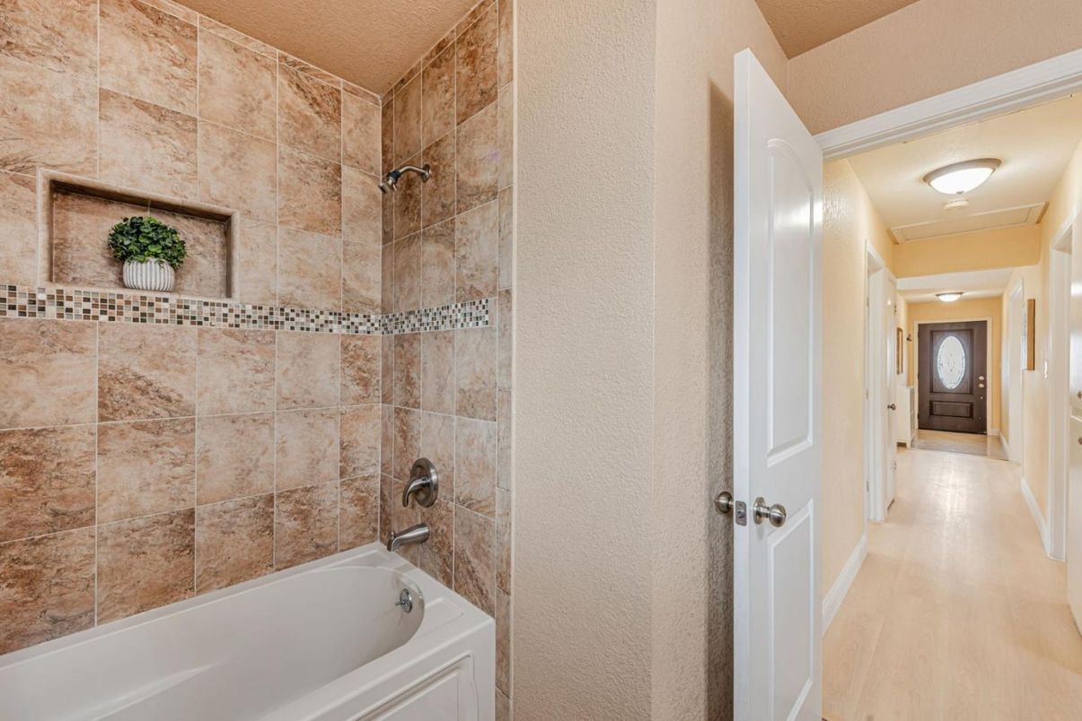 Bathroom, Interior, Wood Texture Flooring