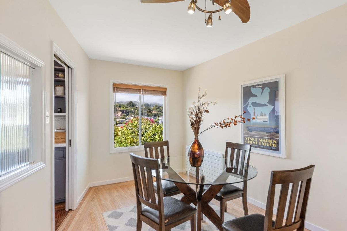 Dining room, Interior, Wood Texture Flooring