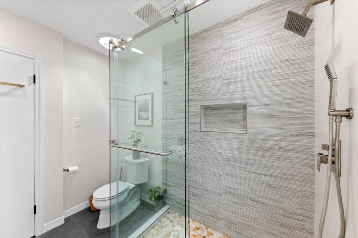 Bathroom, Glass Shower, Interior