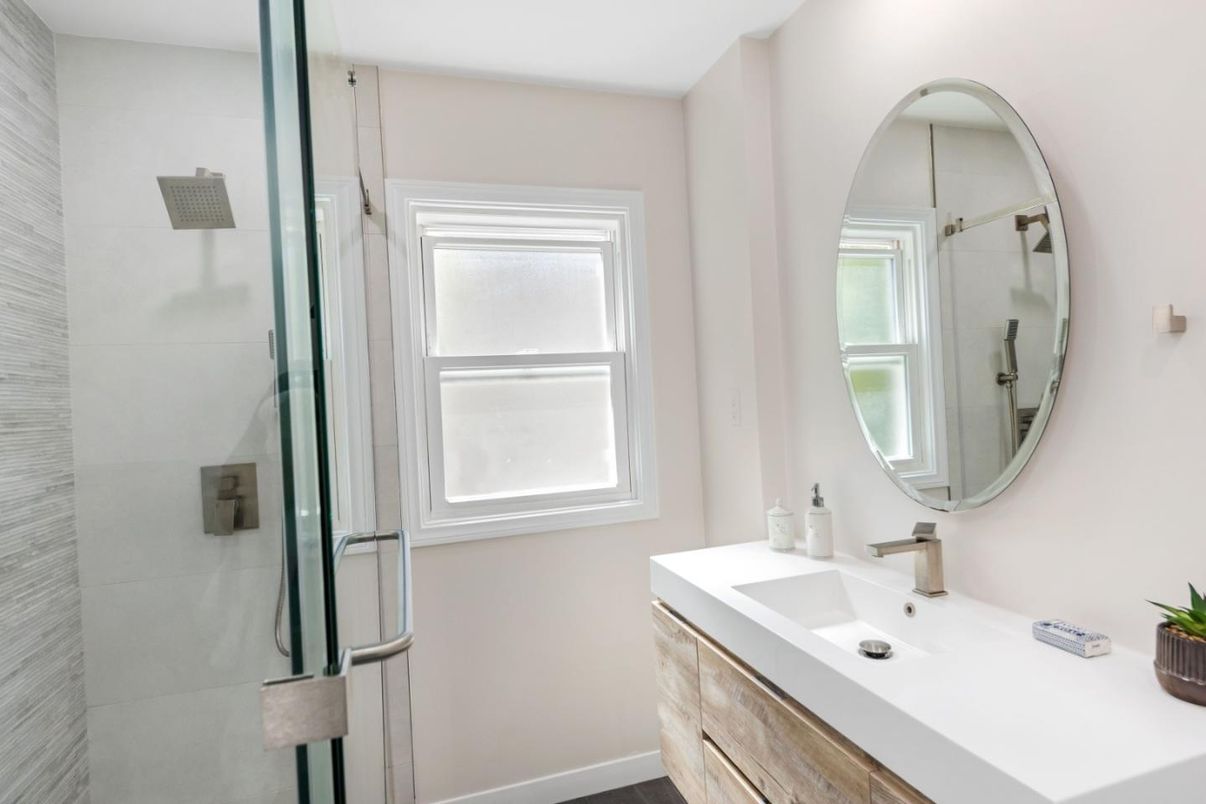 Bathroom, Glass Shower, Interior