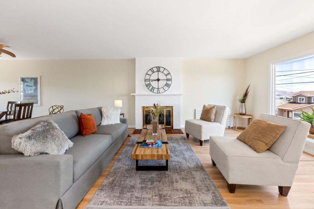 Fireplace, Interior, Living room, Wood Texture Flooring
