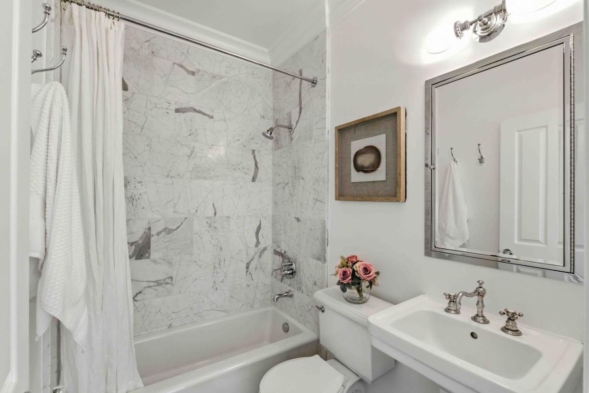 Bathroom, Interior, Marble Walls