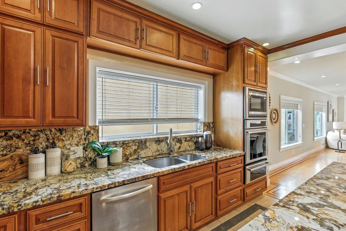 Interior, Kitchen, Recessed Lighting, Stainless Steel Appliances