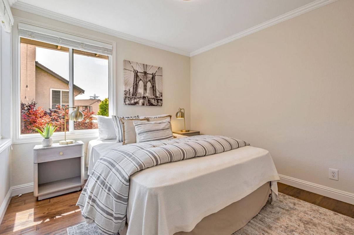 Bedroom, Interior, Wood Texture Flooring