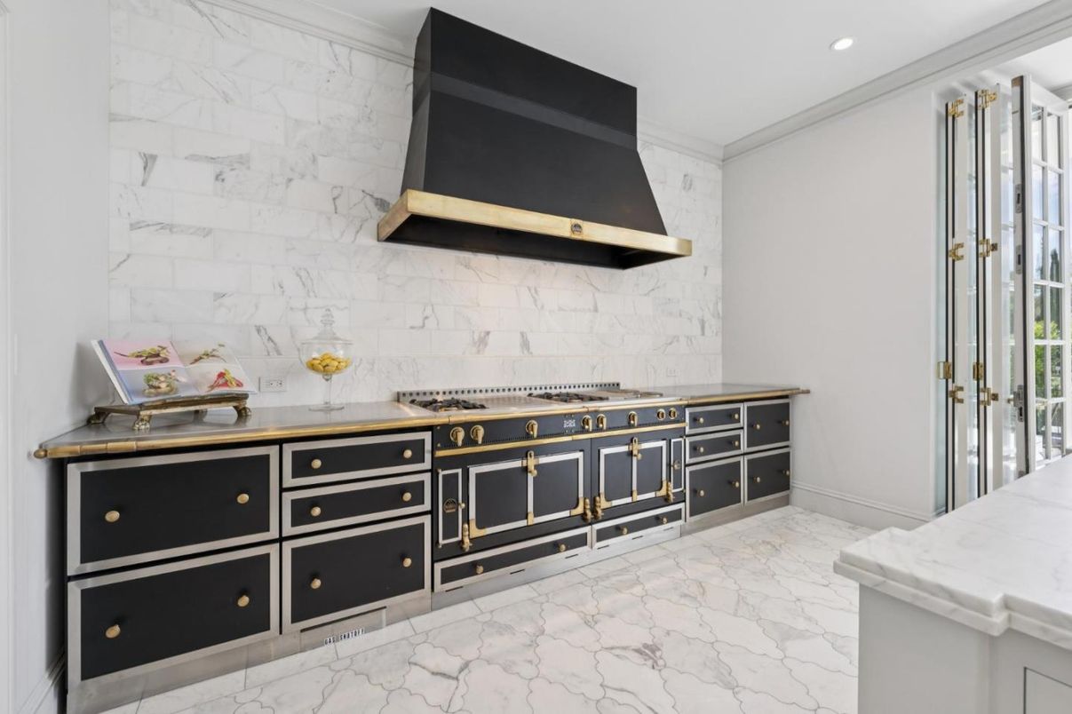 Interior, Kitchen, Marble, Marble Walls, Recessed Lighting