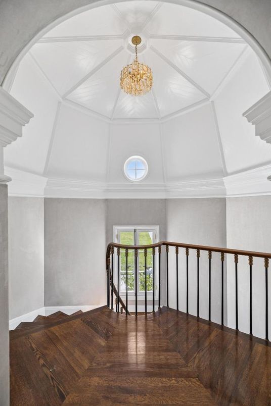Chandelier, Interior, Wood Texture Flooring