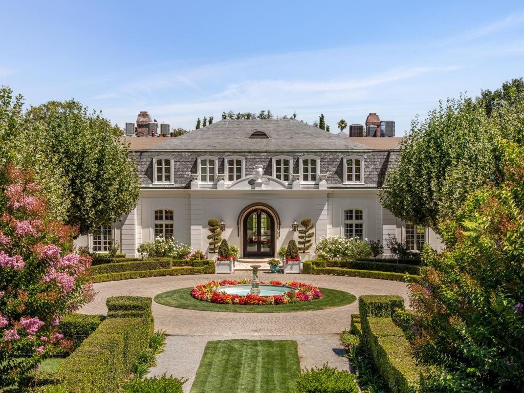 Backyard, Exterior, Facade, Pool, French Provincial