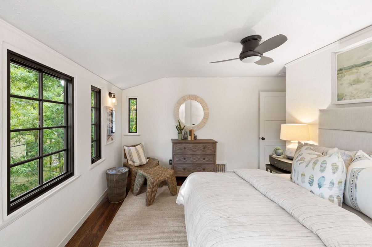 Bedroom, Interior, Wood Texture Flooring