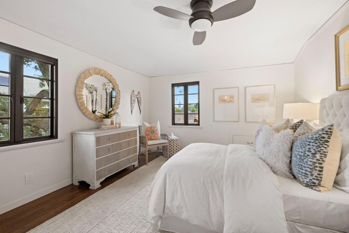 Bedroom, Interior, Wood Texture Flooring