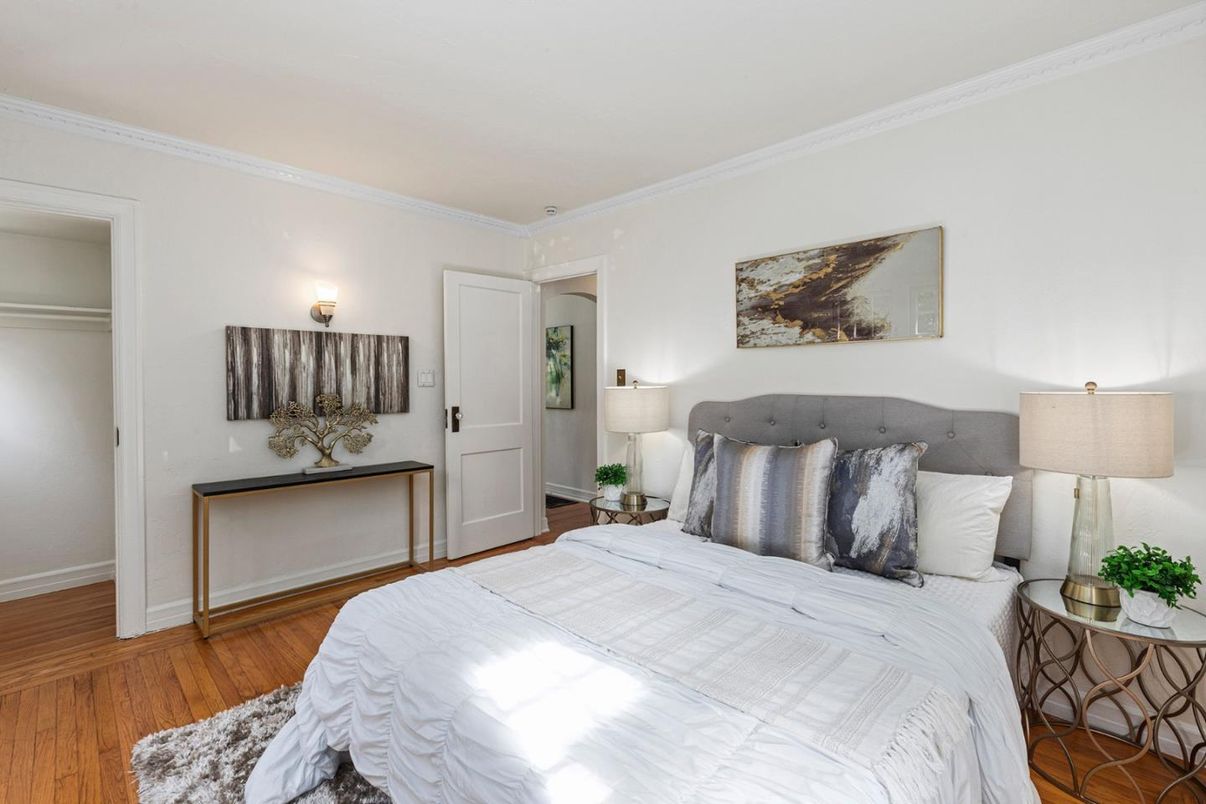 Bedroom, Interior, Wood Texture Flooring
