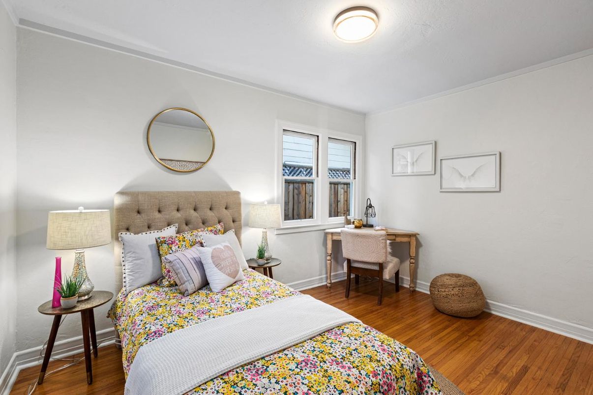 Bedroom, Interior, Wood Texture Flooring