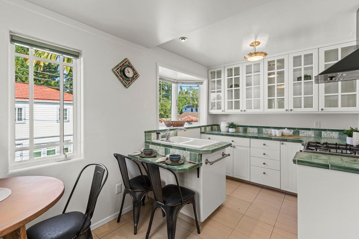 Dining room, Interior, Kitchen, Tile Countertops