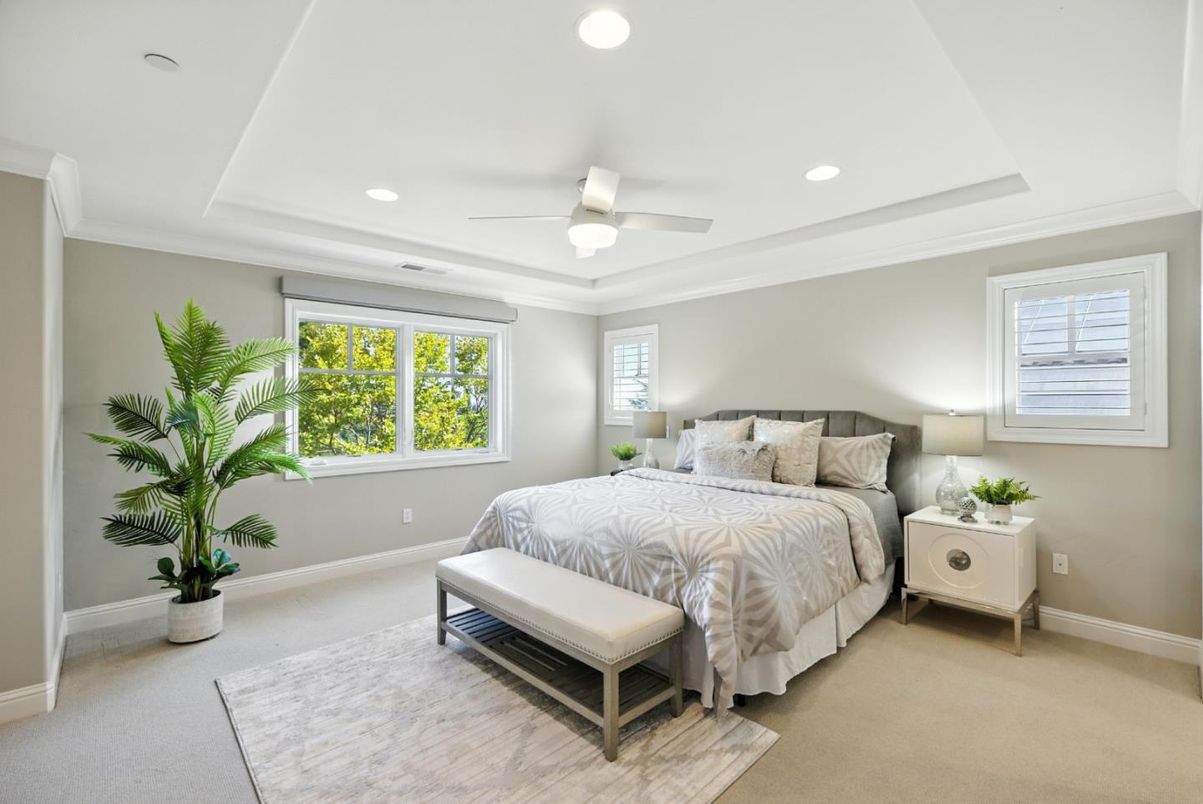 Bedroom, Interior, Recessed Lighting