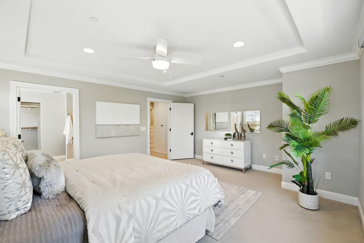 Bedroom, Interior, Recessed Lighting