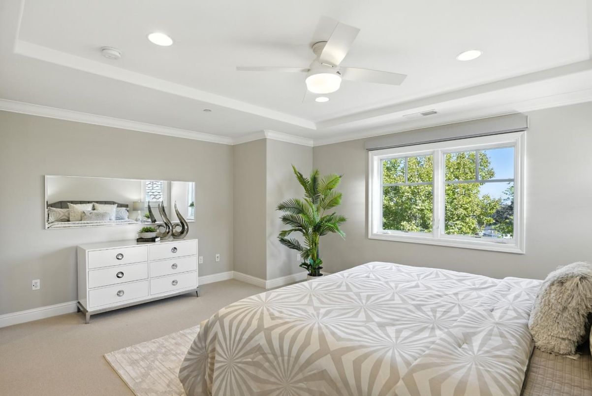 Bedroom, Interior, Recessed Lighting