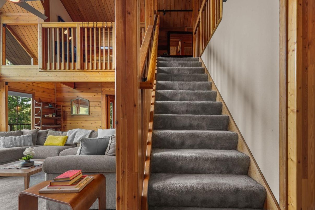 Interior, Living room, Wooden Walls