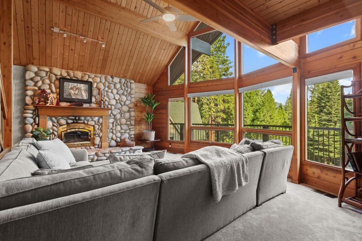Fireplace, Interior, Living room, Stone Walls, Sun Room, Wooden Beams, Wooden Ceilings, Wooden Walls