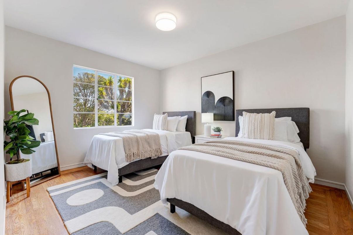 Bedroom, Interior, Wood Texture Flooring
