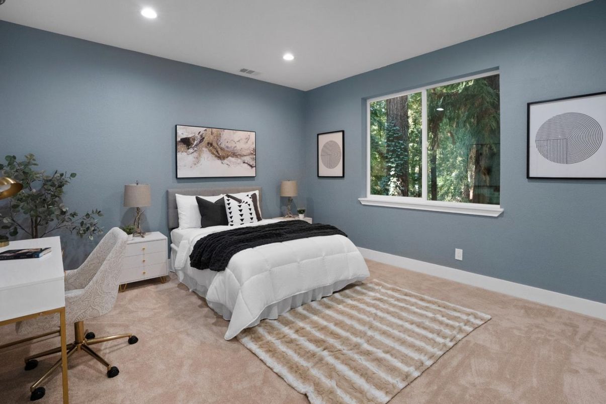 Bedroom, Home Office, Interior, Recessed Lighting