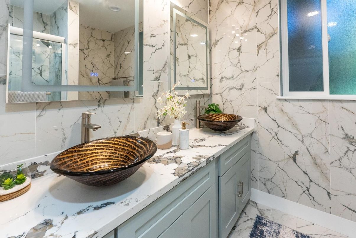 Bathroom, Interior, Marble, Marble Walls