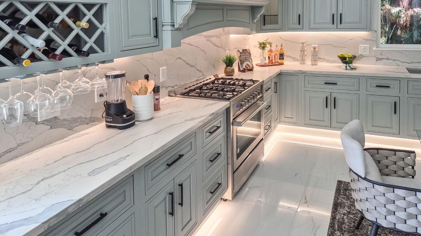 Interior, Kitchen, Marble, Marble Walls