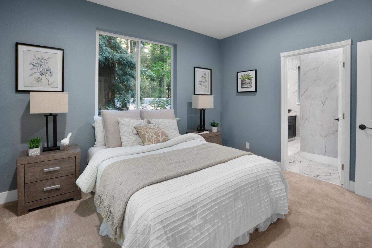 Bedroom, Interior, Marble, Marble Walls, Recessed Lighting