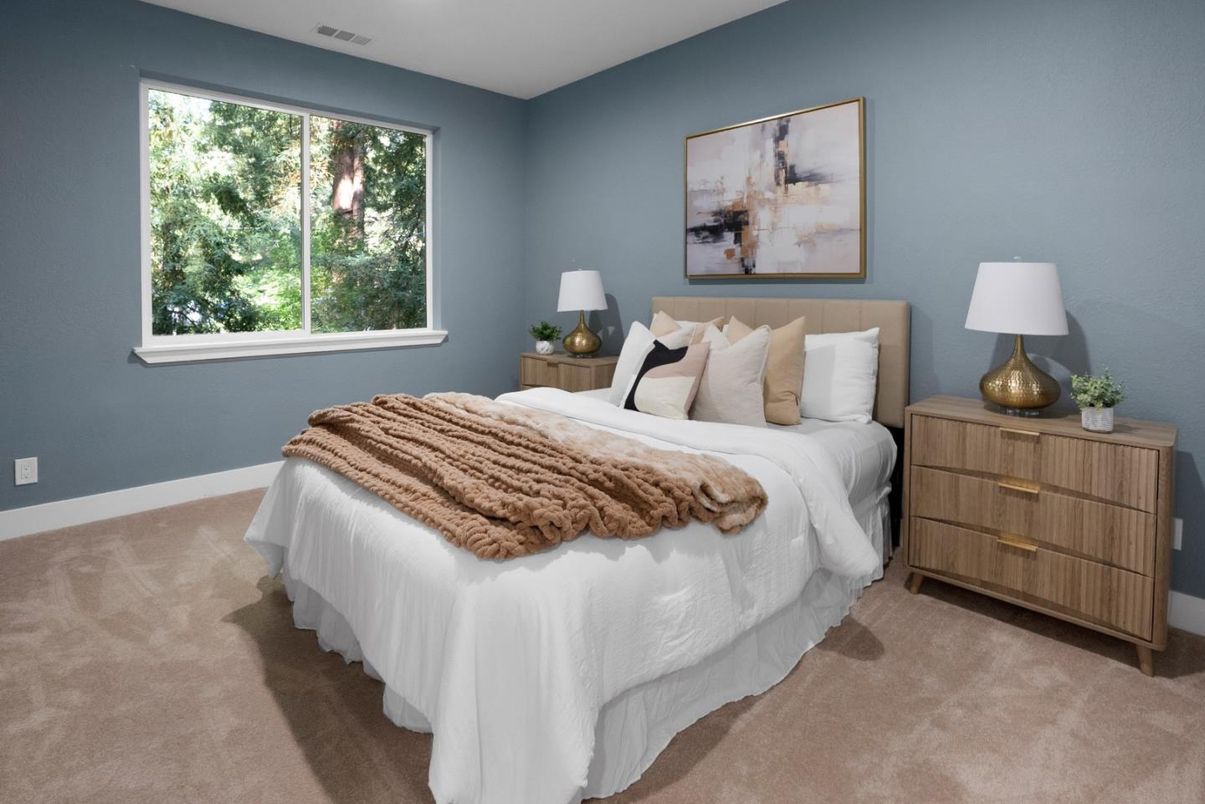 Bedroom, Interior, Recessed Lighting