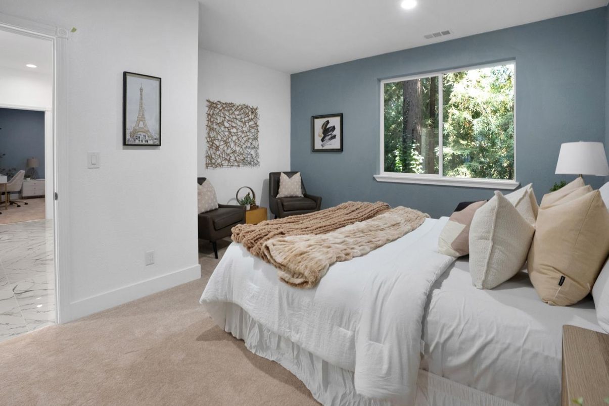 Bedroom, Interior, Recessed Lighting