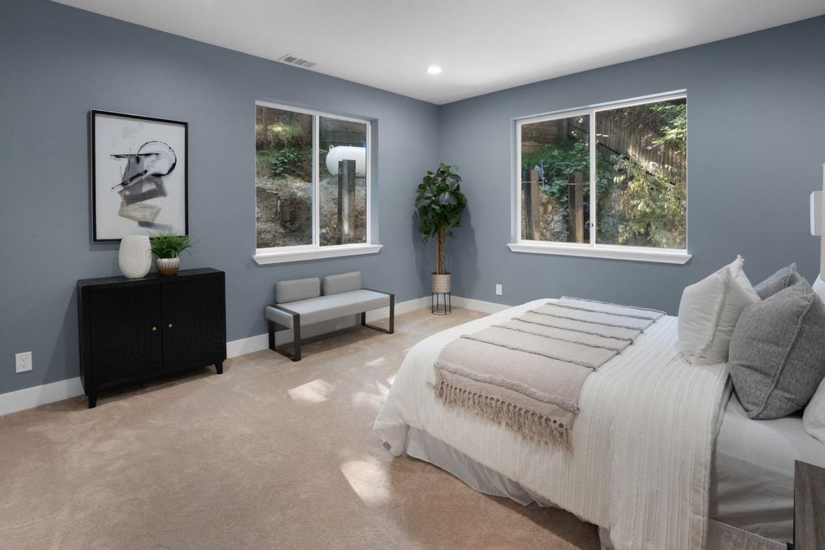 Bedroom, Interior, Recessed Lighting