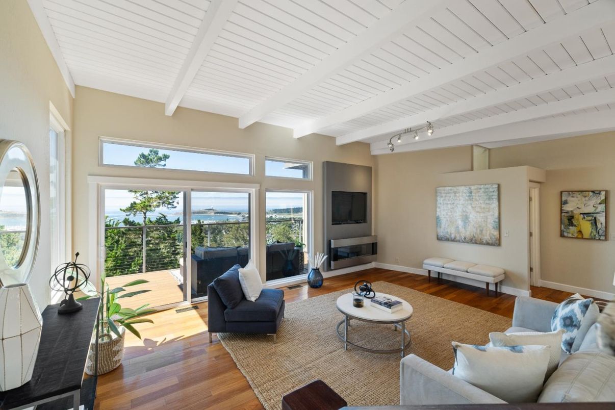 Fireplace, Interior, Living room, Water, Wood Texture Flooring
