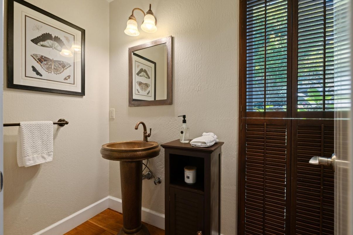Bathroom, Interior, Wood Texture Flooring