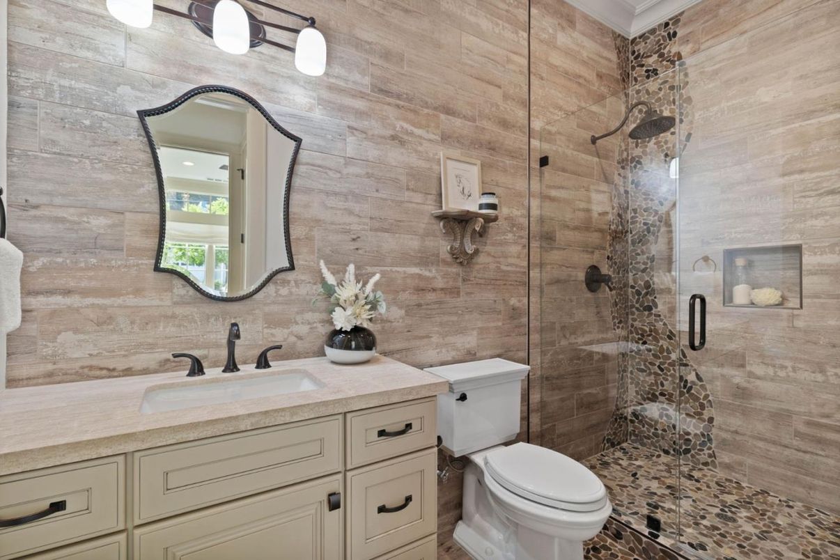 Bathroom, Glass Shower, Interior