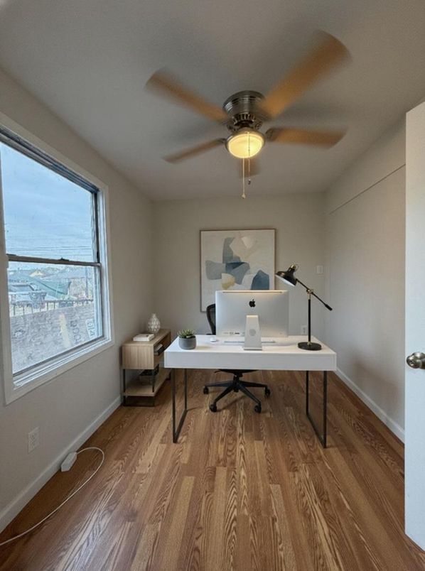 Home Office, Interior, Wood Texture Flooring