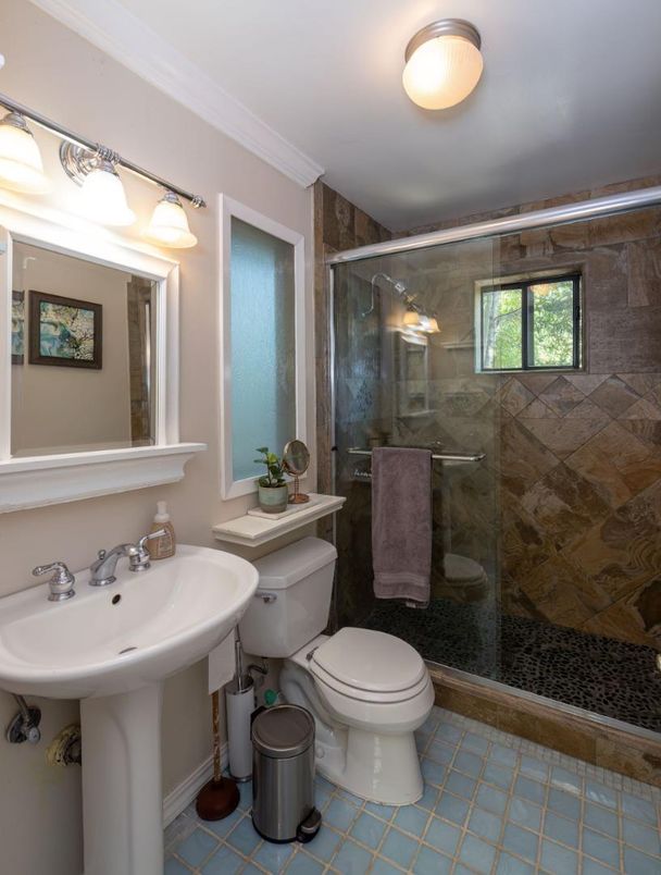 Bathroom, Glass Shower, Interior