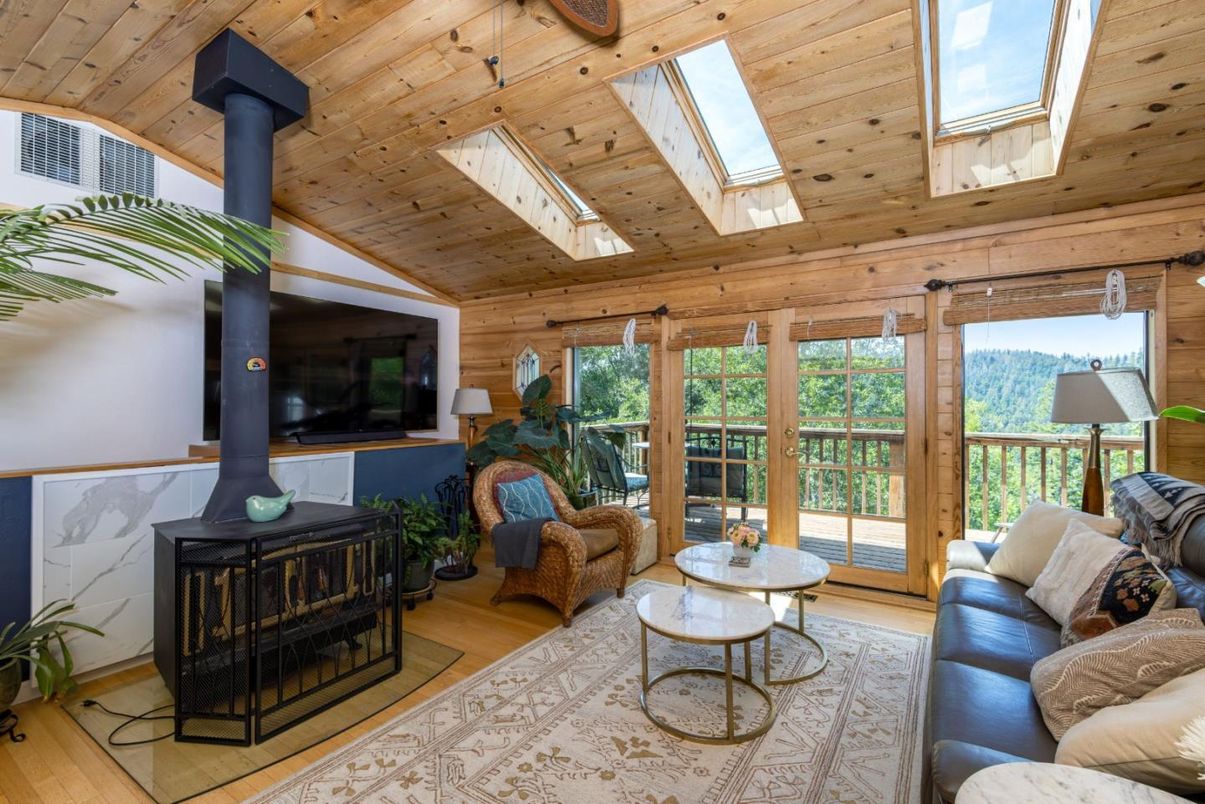 Fireplace, Interior, Living room, Wooden Ceilings, Wood Texture Flooring, Wooden Walls