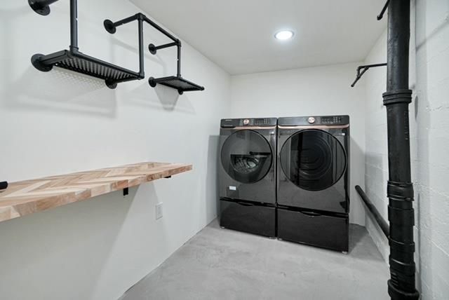 Interior, Recessed Lighting, Washer
