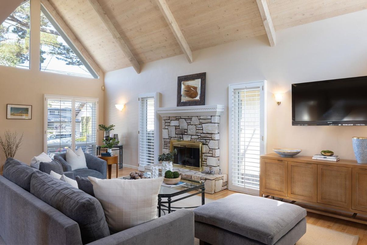 Fireplace, Interior, Living room, Wooden Beams, Wooden Ceilings, Wood Texture Flooring