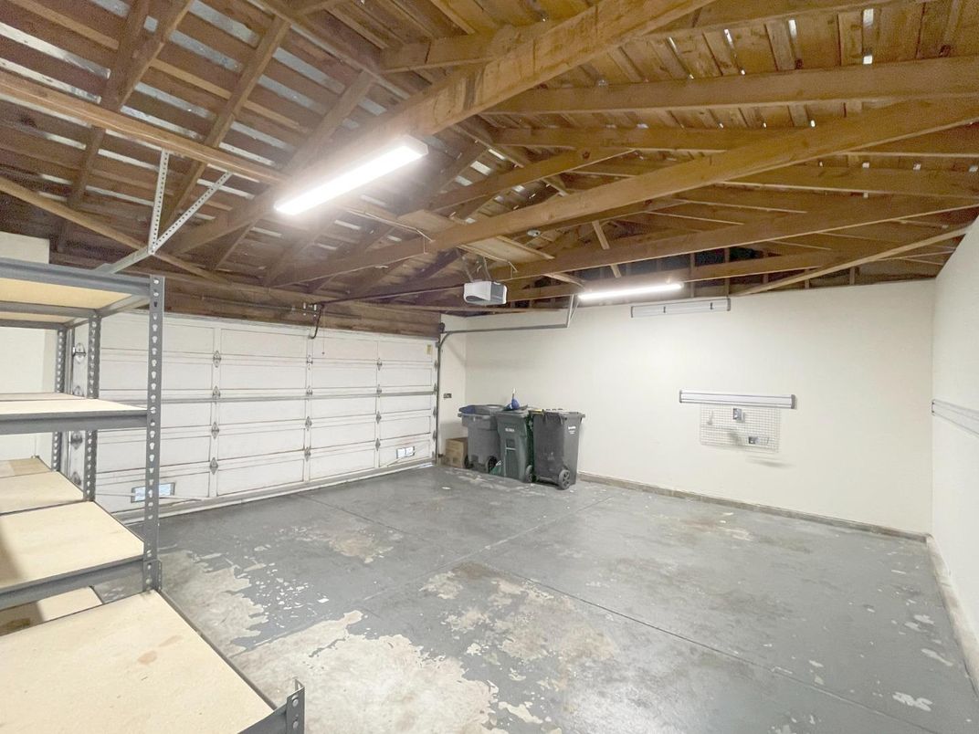 Garage, Interior, Wooden Beams, Wooden Ceilings