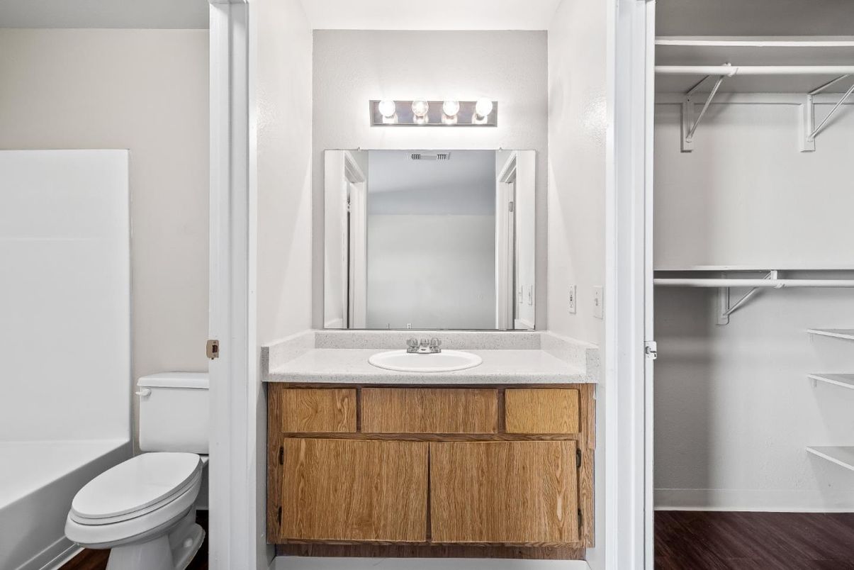 Bathroom, Interior, Wood Texture Flooring