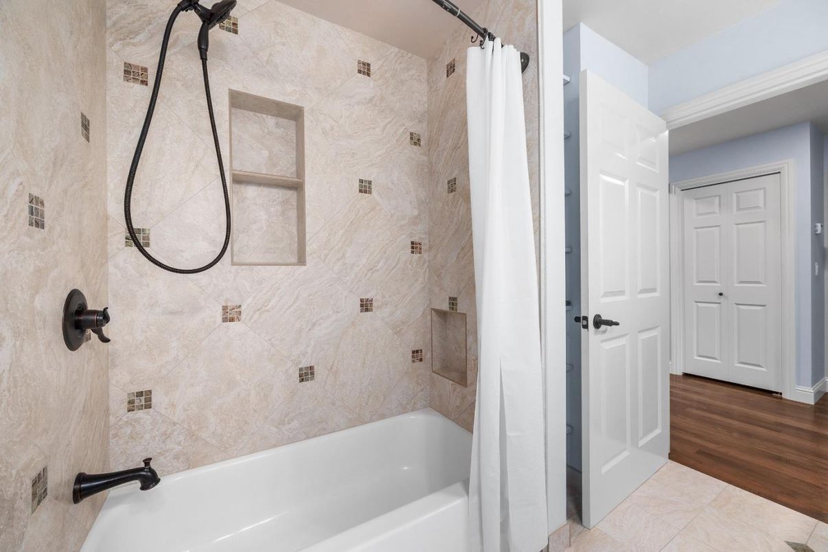 Bathroom, Interior, Wood Texture Flooring