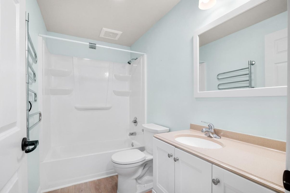 Bathroom, Interior, Wood Texture Flooring