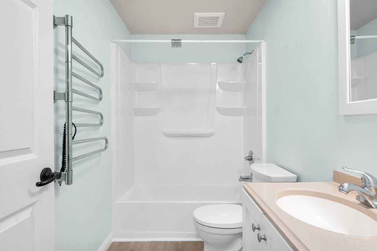 Bathroom, Interior, Wood Texture Flooring