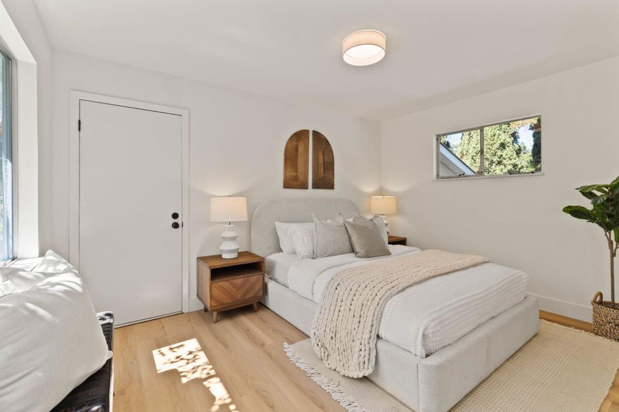 Bedroom, Interior, Wood Texture Flooring