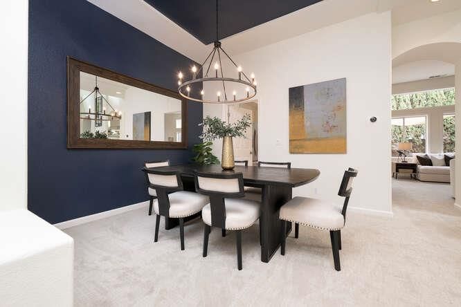 Chandelier, Dining room, Interior, Pendant Lights