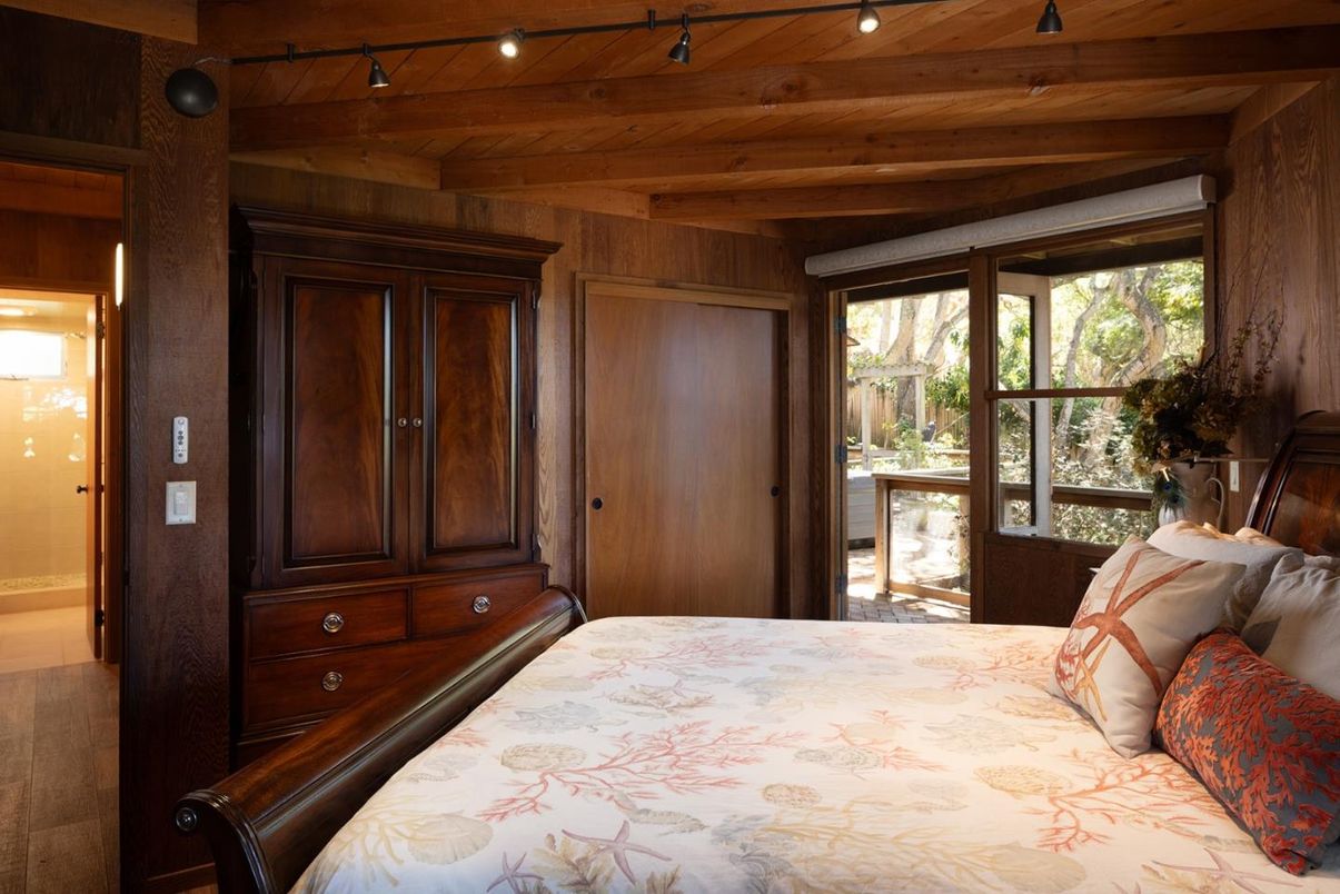 Bedroom, Interior, Wooden Beams, Wooden Ceilings, Wooden Walls